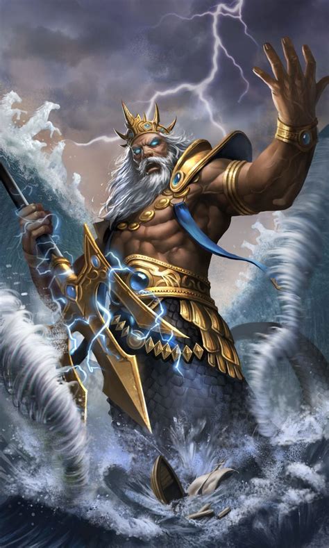 Poseidon | Greek mythology art, Greek mythology tattoos, Poseidon tattoo