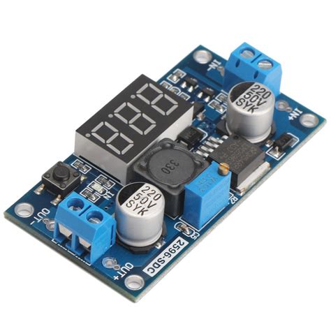 LM 2596 - 3A DC-DC Step Down (Buck) Converter Module with Display ...