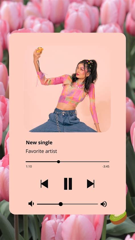 Canva Template Edit Instagram Story Pink Music Playlist Album Cover ...