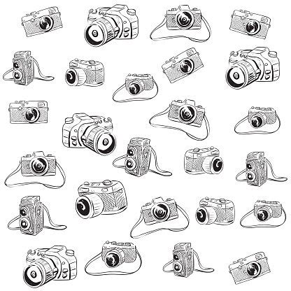 Camera Doodle Illustration Stock Clipart | Royalty-Free | FreeImages