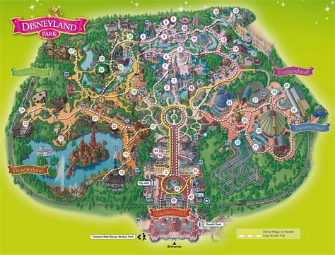 Disneyland Paris Guide Map