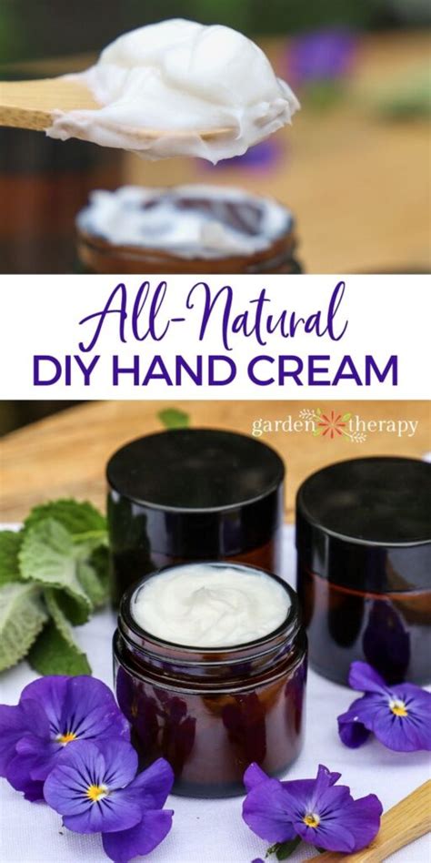 DIY Hand Cream: Non-Greasy and Fast Absorbing - Garden Therapy