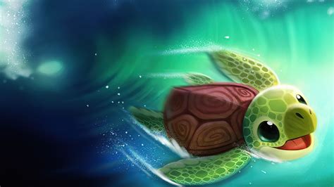 Cute Turtle Wallpaper