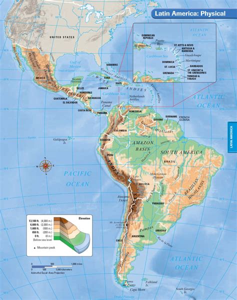 Physical Landforms - Latin America