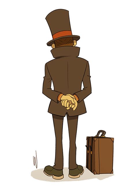 Professor Layton by wredwrat on DeviantArt