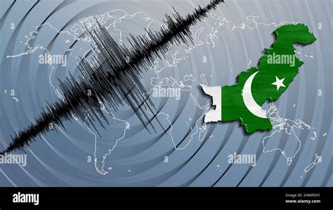 Seismic activity earthquake Pakistan map Richter scale Stock Photo - Alamy