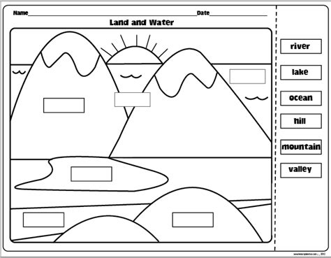 Landforms and Bodies of Water FREEBIE! - The Lesson Plan Diva