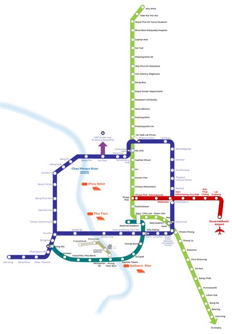 Bangkok BTS And MRT Map 2024 - Travel Happy