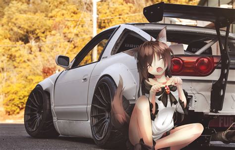 Photo Wallpaper Anime, Nissan, Drift, Art, Anime, Nissan, - Jdm Cars ...