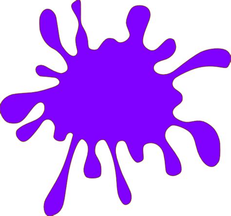 Purple Splat Clip Art at Clker.com - vector clip art online, royalty ...