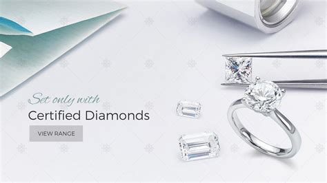 Certified Diamonds Website Banner - B1004 – JEWELLERY GRAPHICS