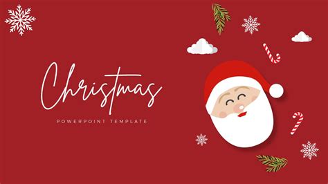 Christmas Theme PowerPoint Template | Xmas Background Slides