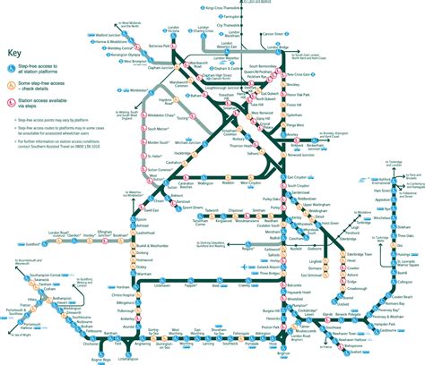 Southern Rail Map Zones – Map Of The World