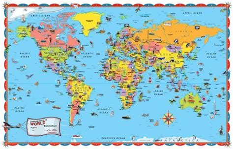 Rand McNally Illustrated World Map [With Paperback Book] by Rand ...