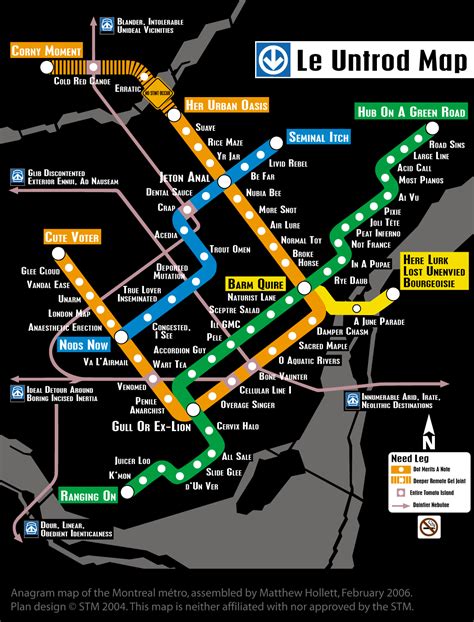 I’m on The Montreal Metro Anagram Map - The Adventures of Accordion Guy ...