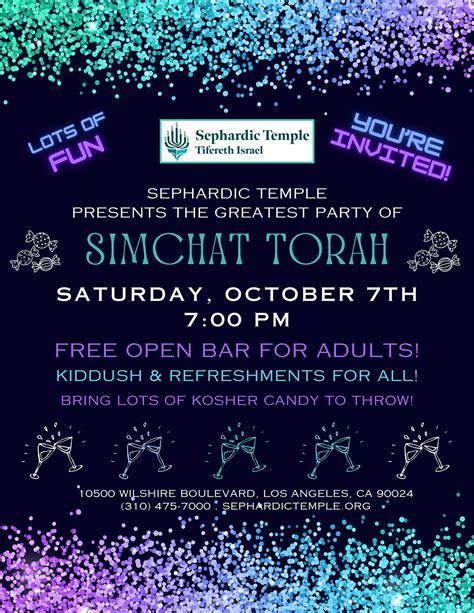 Simchat Torah – Sephardic Temple Tifereth Israel