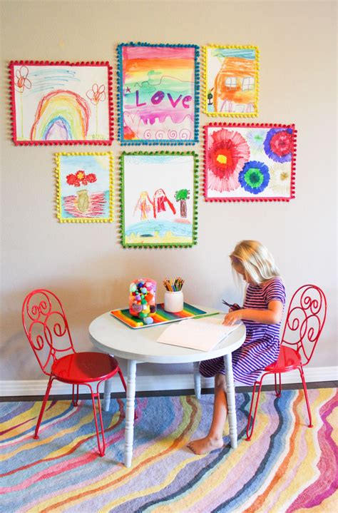 Kids Week: Make a Colorful Kids Art Gallery Wall | Design Improvised