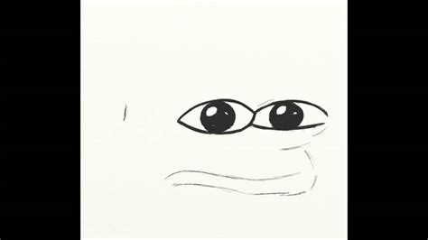 how to draw pepe frog - YouTube