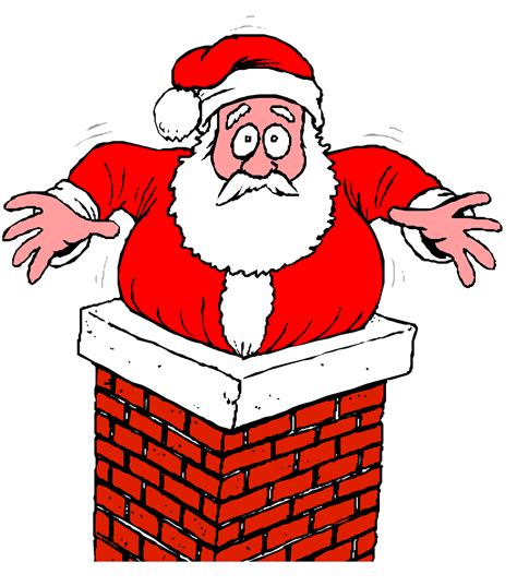 Bad Santa Gets Stuck in Chimney / myLot