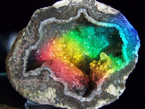 Rainbow Geode | Flickr - Photo Sharing!