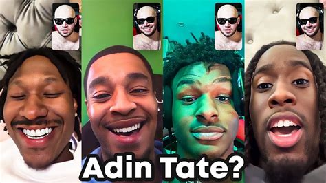 Adin Ross PRANK Calls Streamers as Andrew Tate.. - YouTube