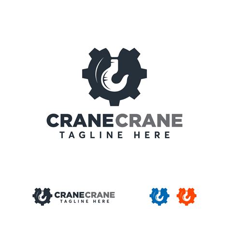 Crane Logo designs , Build logo design. Construction logo. Vector sign ...