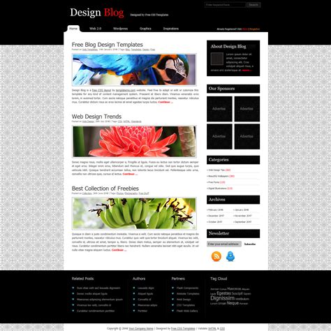 Blog Page Template Free