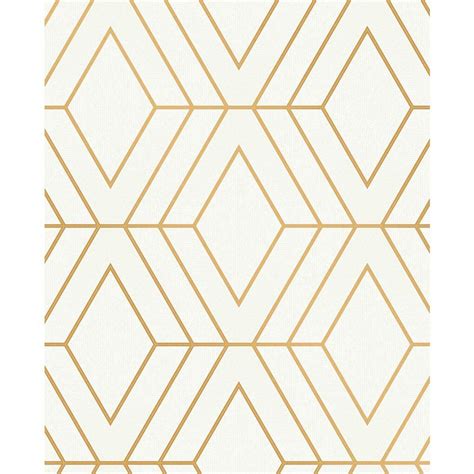 Advantage Adaline Off-white Geometric Off-white Wallpaper Sample 2834 ...