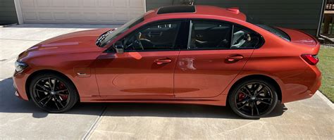 Her first wash. I love Sunset Orange! : r/BMW