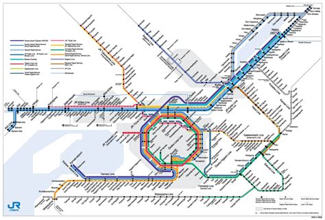 Japan train / rail maps