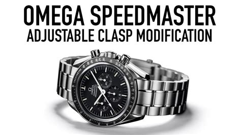 Omega Speedmaster Adjustable Clasp 117STZ001154 Upgrade - YouTube