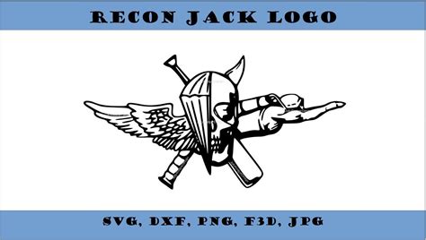 Recon Jack Logo DIGITAL FILE Vector Svg, Dxf, Png, Jpg, F3d Files ...