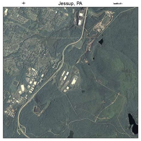 Aerial Photography Map of Jessup, PA Pennsylvania