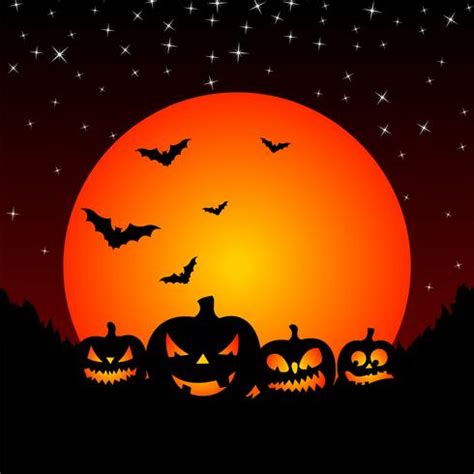 vector illustration on a Halloween theme with pumpkins 358003 Vector ...