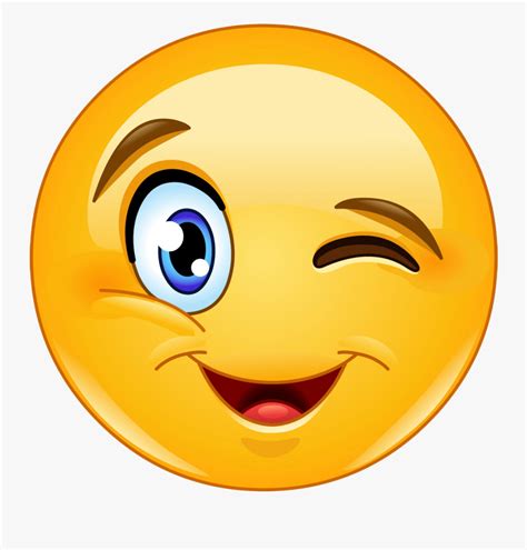 Wink Emoticon Emoticon Emoji Clipart Smiley Emoji | Images and Photos ...