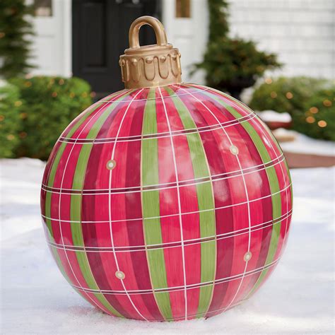 Massive Outdoor Christmas Ornaments