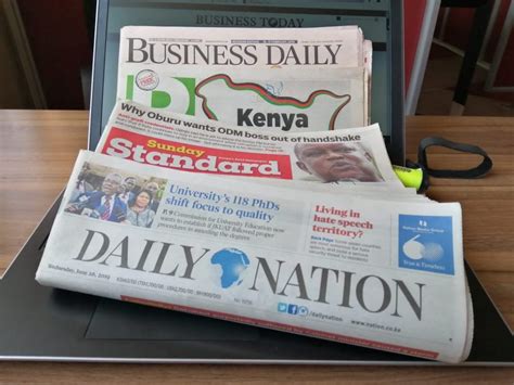 Interesting trends in newspaper readership in Kenya