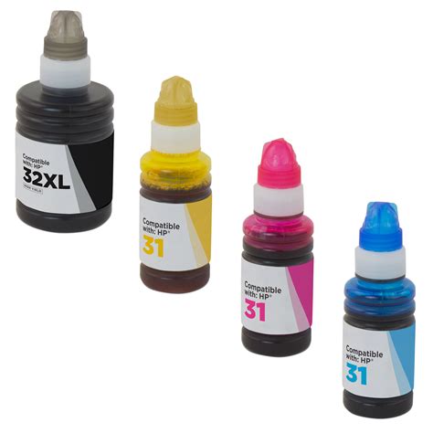 HP Smart Tank Plus 651 Ink Cartridges Set - Black, Cyan, Magenta, Yellow