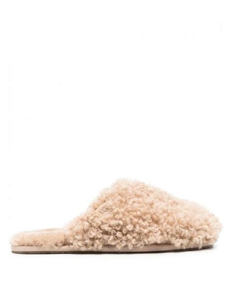 UGG Maxi Curly Slide in Pink | Lyst UK