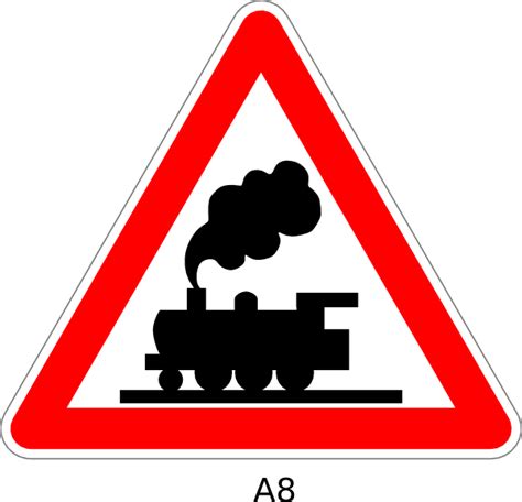 Clip Art Railroad Crossing Sign - Railroad crossing sign vector images ...