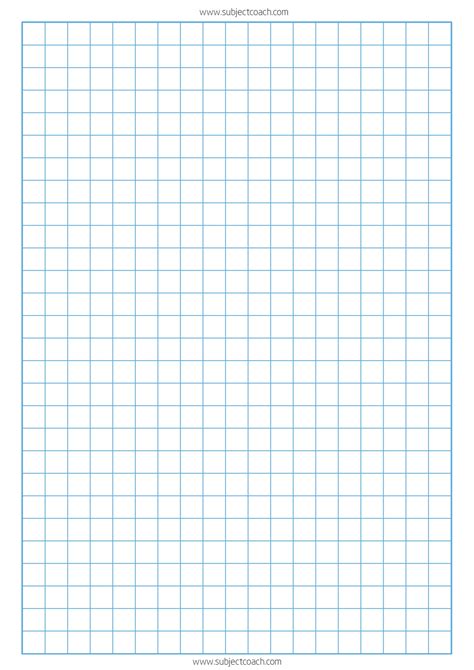 free printable graph paper 1cm for a4 paper subjectcoach - free ...