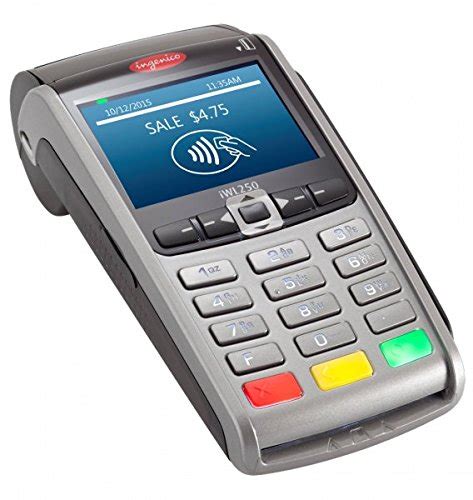 Ingenico iWL250 Wireless Credit Card Machine- With Smart Card/EMV ...