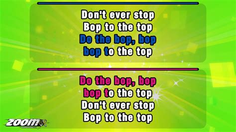 High School Musical - Bop To The Top - Karaoke Version from Zoom ...