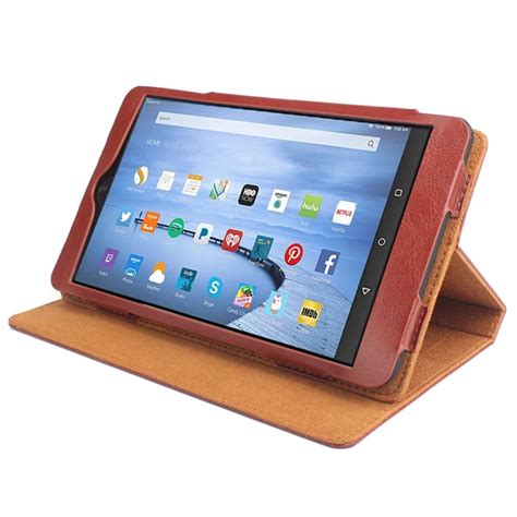 Flip Pu Leather Stand Case For Kindle Fire Hd 10 2017 Tablet Cove ...