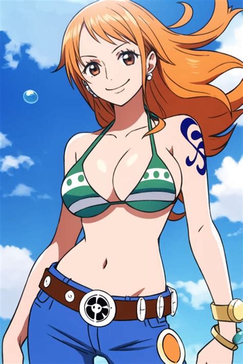 Nami (One Piece) Pre and Post Timeskip LoRA - post timeskip | Stable ...