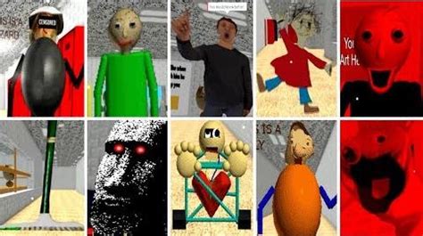 Video - ALL CHARACTERS! Baldi's Basics in Education and Learning (BETA ...