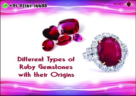 Different Types of Ruby Gemstones with their Origins