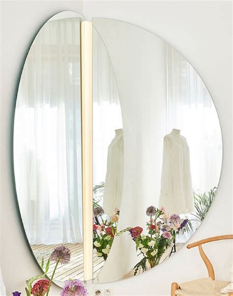 Casa Padrino miroir d'angle luxe 150 x 3,5 x H. 150 cm - Miroir mural d ...