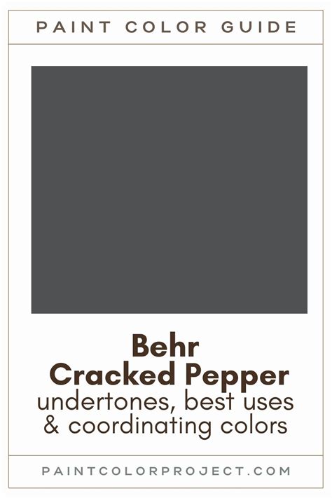 Behr Cracked Pepper: a complete color review - The Paint Color Project