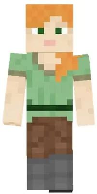 Minecraft Alex Paper Craft for Kids